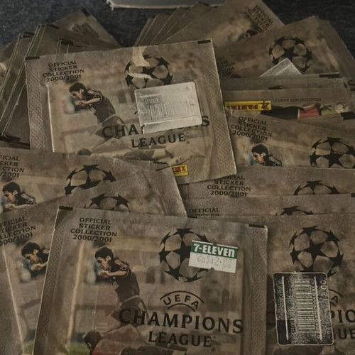 Panini Champions League 2000/2001 stickers pack of 30 new