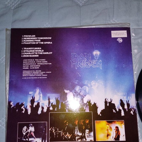 Iron Maiden Iron Maiden vinyl used, metal