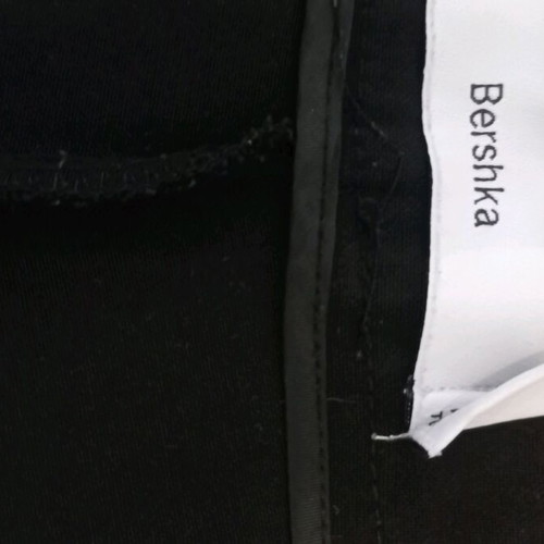 Bershka women's pants black size S like new