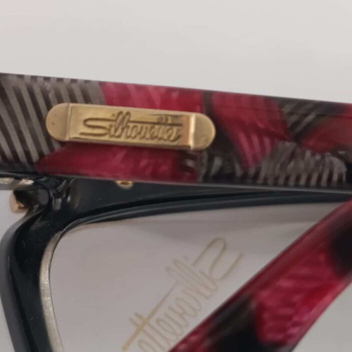 Silhouette Austria M 1268 20 C 2120 eyeglass frame like new, colorful
