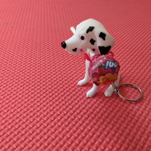 Dog Keychain with Mini Lollipop new