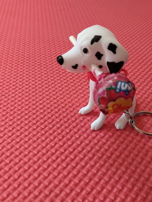 Dog Keychain with Mini Lollipop new
