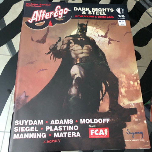 Alter Ego Magazine 59 like new, Batman Dark Knights Steel, DC Comics