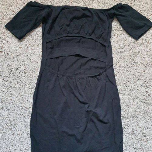 Night Out dress black, like new, size S/M, 100% cotton