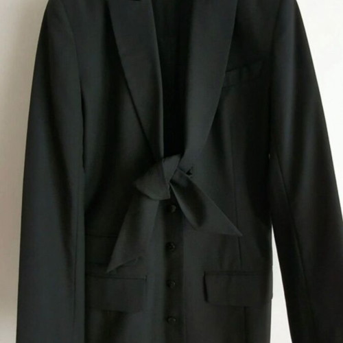 Simple dress new, 100% virgin wool, size S, black