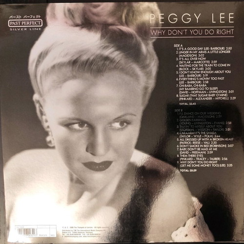 Peggy Lee Why Don't You Do Right LP used