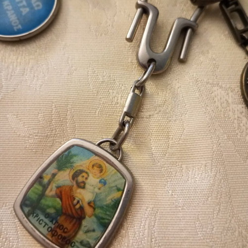 Athens Traffic Keychain Set