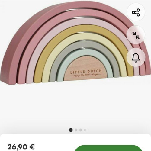 Little Dutch wooden rainbow like new