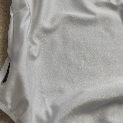 Ballet leotard white with glitter size 6 like new