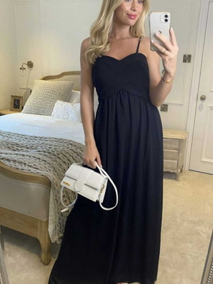Te Amo Black Dress new, elegant long evening gown