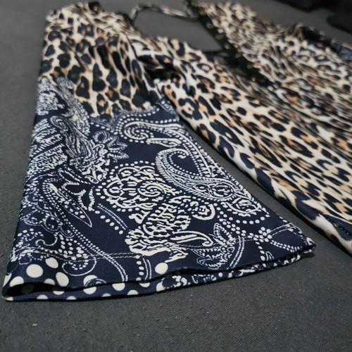 Women's leopard print short dress
