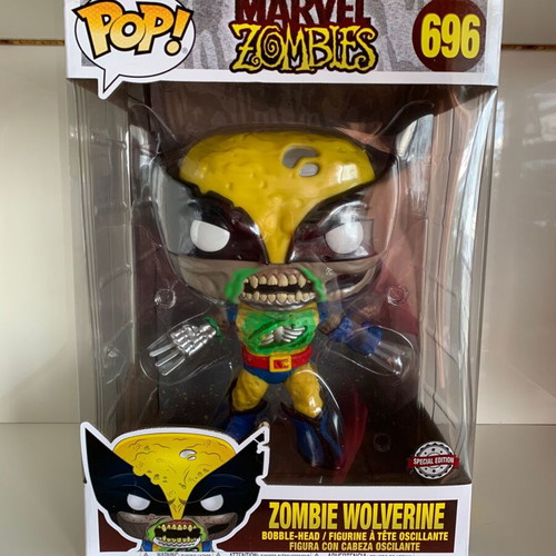 Funko POP! Marvel Zombies Zombie Wolverine Bobble-Head Supersized 10" употребяван