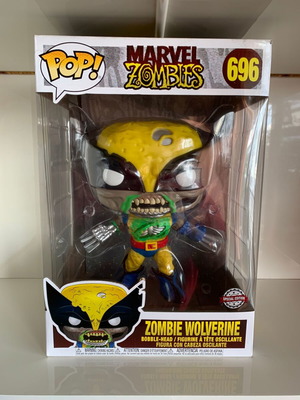Funko POP! Marvel Zombies Zombie Wolverine Bobble-Head Supersized 10" употребяван
