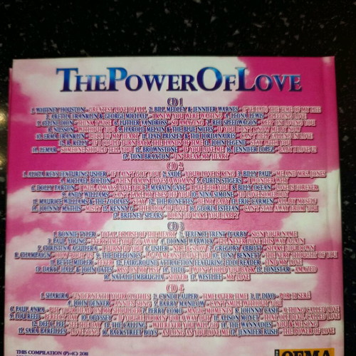 The Power Of Love 4CD collection used, blues, with scratches