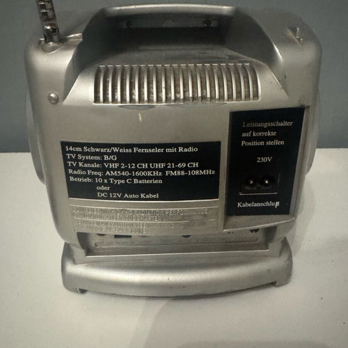 Retro TV used with built-in radio
