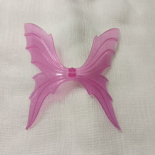 Playmobil fairy pink wings like new