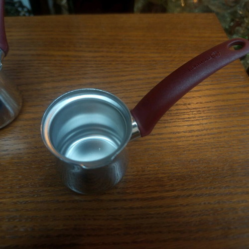 KORMAZ stainless steel coffee pots set new, 2 pieces