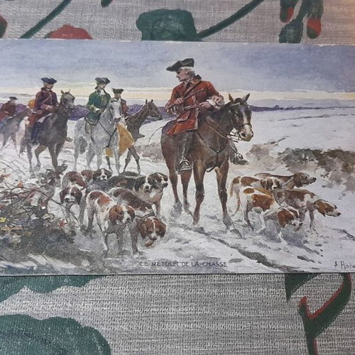 Vintage postcard c. 1910 used, medical correspondence and advertisement