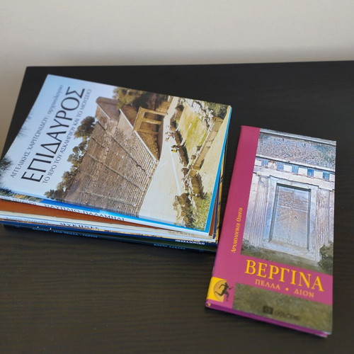 Vintage travel guides Greece like new, pack of 7