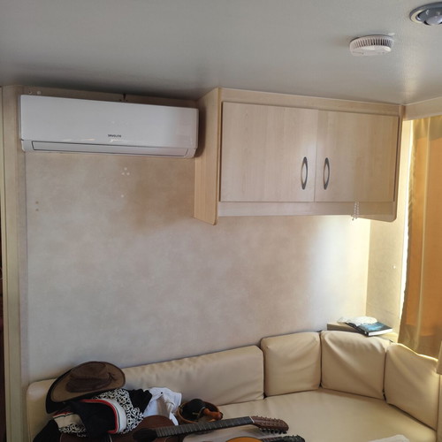 Mobile home 29 sqm with 2 bedrooms and equipped kitchen