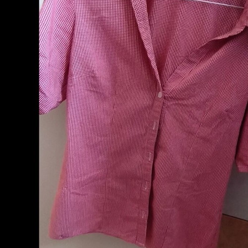 Naf Naf women's summer shirt like new, size L 40, white and red