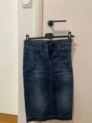 Armani Jeans vintage high-waisted pencil denim skirt, size S