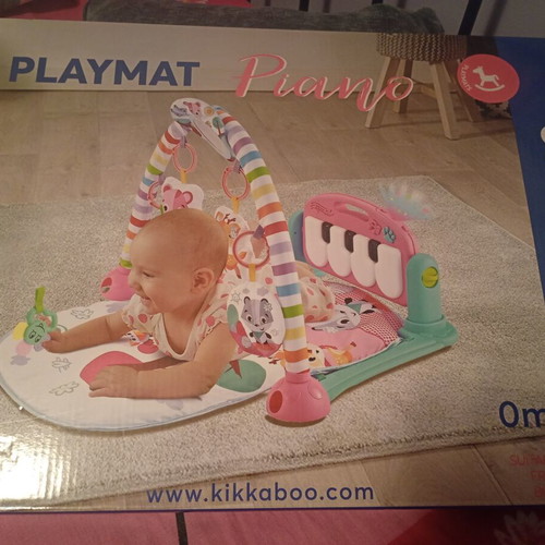 Kikka Boo Playmat Piano baby gym like new, blue