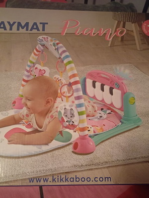 Kikka Boo Playmat Piano baby gym like new, blue