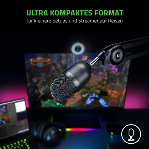 Gaming Microphone Razer Seiren Mini new, black