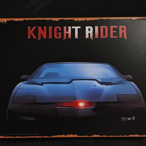 Vintage metal sign Knight Rider K.I.T.T. like new