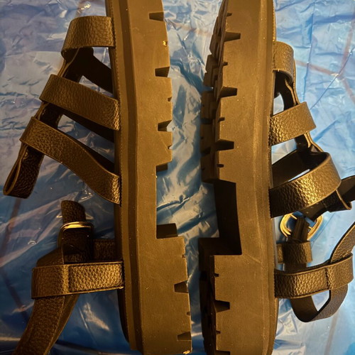 Primark Fisherman sandals black like new, size 41