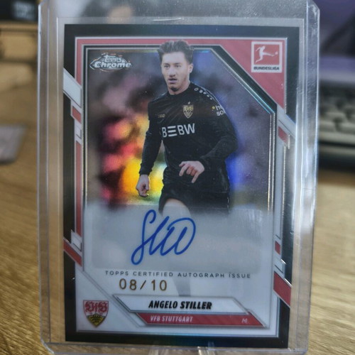 Angelo Stiller 8/10 Auto Bundesliga Topps 2025-2026 card like new