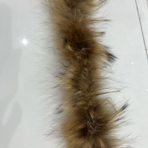 Fur collar used, brown