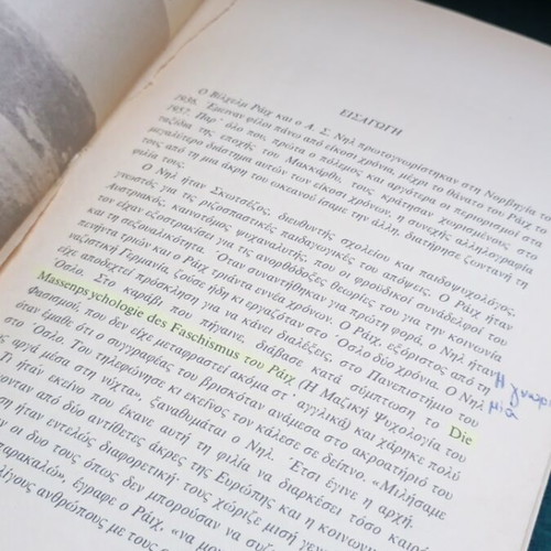 Correspondence of Wilhelm Reich and A.S. Neil used, two volumes