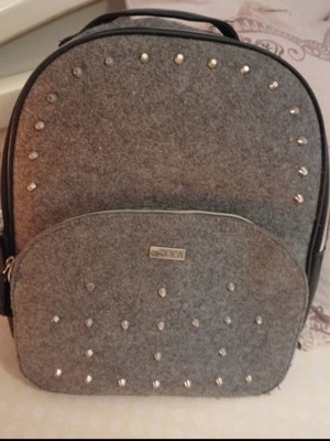 Doca backpack used, large capacity, gray