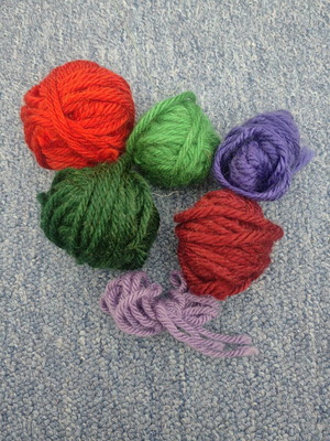 Knitting yarn used
