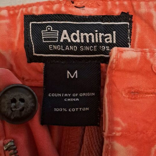 Admiral unisex pink-coral cargo shorts like new