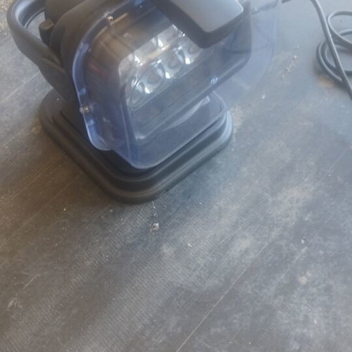 LED battle spotlight with remote control, 12V/24V, 50W