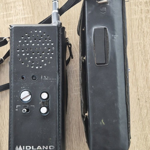 Midland VHF portable radios pair used, model 1976-1979