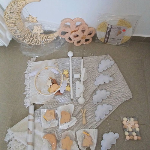 Baby room decoration set new, gender neutral for nursery