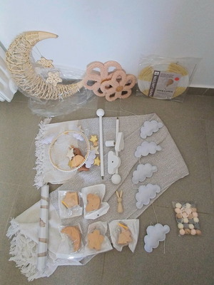 Baby room decoration set new, gender neutral for nursery