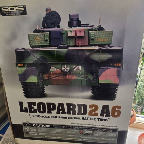 Leopard 2A6 τηλεκατευθυνόμενο τανκ Heng Long σαν καινούργιο