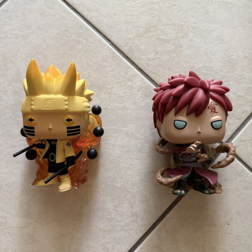 Funko Pop Naruto Shippuden Bundle Six Paths Sage and Gaara like new