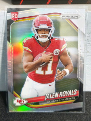 Panini Prizm NFL Jalen Royals Rookie Silver Card 2024-25 new