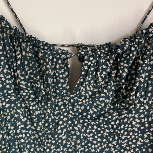 Pull & Bear floral long dress used, size large