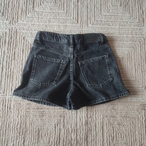 Zara denim skirt-shorts size 13-14 years black like new
