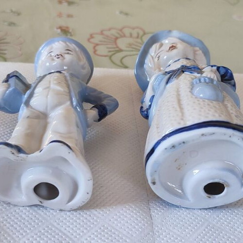 Vintage porcelain figurines Victorian couple