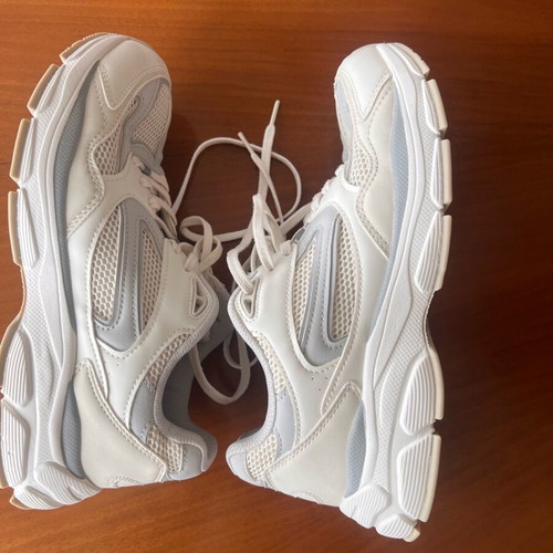Zara white athletic shoes like new size 38