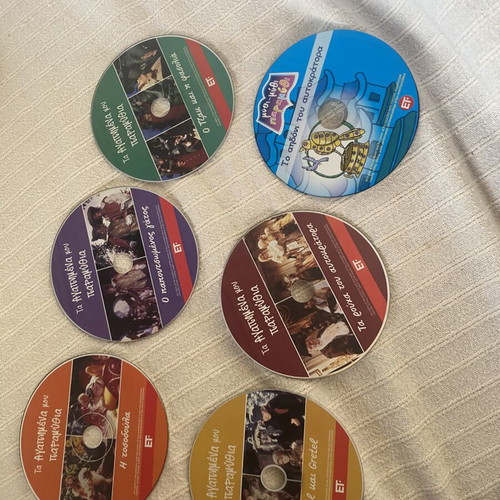 Children's DVDs, set of 6, dubbed