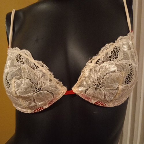 Intimissimi lace bra 75B/C, red and cream